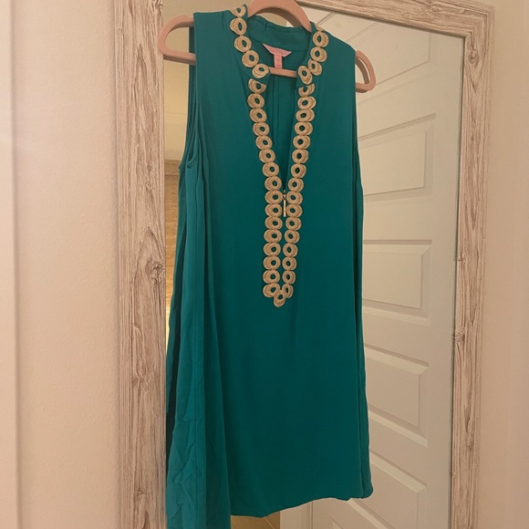 Lilly Pulitzer Jane shift dress in teal - Picture 1 of 4